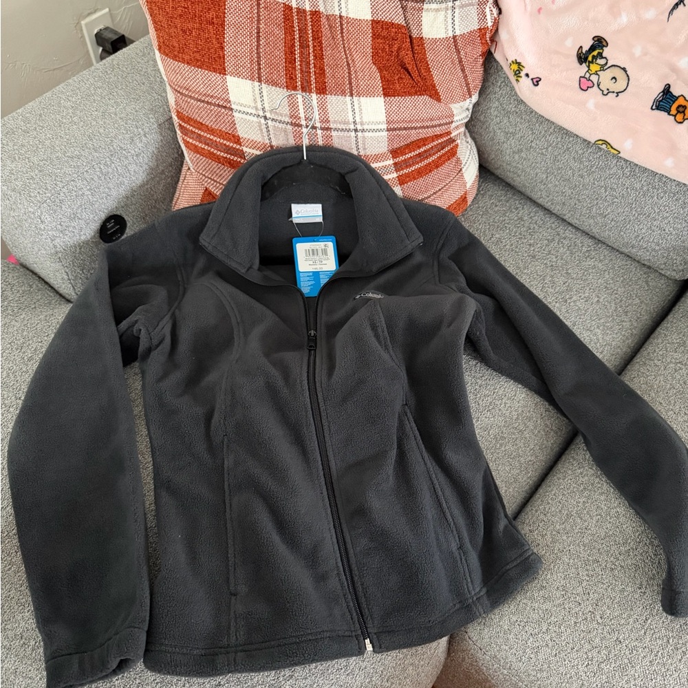 Columbia Black Full Zip Fleece